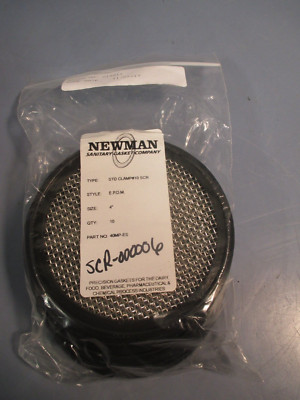 Lot of 10 Newman Size 4  Sanitary STD Clamp E.P.D.M 40MP-ES