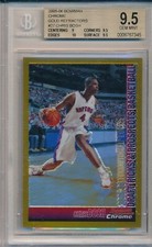 CHRIS BOSH 2005-06 Bowman CHROME Gold REFRACTOR /50 BGS 9.5 GEM MINT Pop 1