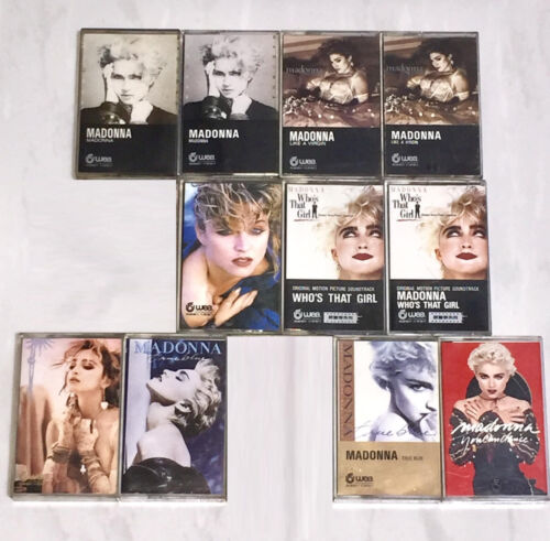 Madonna 1985-1998 Complete Set of UFO Group - Taiwan Edition Cassette Tape x 21 - Picture 3 of 24