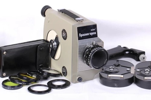 Krasnogorsk camera 16mm + Vega-7 f/2 rare, Camera Collectible old Soviet optic - Picture 14 of 22