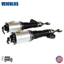 Pair Front Air Suspension Struts For Bentley Continental Flying GT GTC 2003-2012