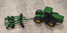 John Deere toy tractor & Implement set