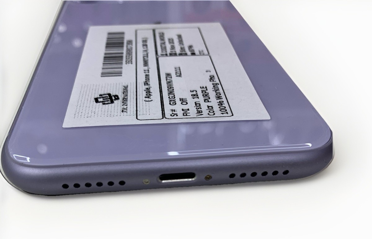 Apple iPhone 11 - 128GB - Purple (Unlocked) A2221 (CDMA + GSM) for