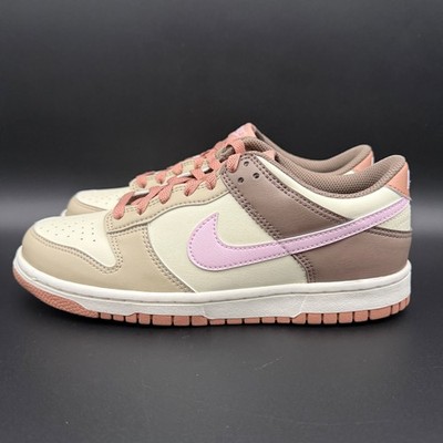 NIKE DUNK LOW desert KHAKI/PINK FB9109 201 BOX MISSING LID