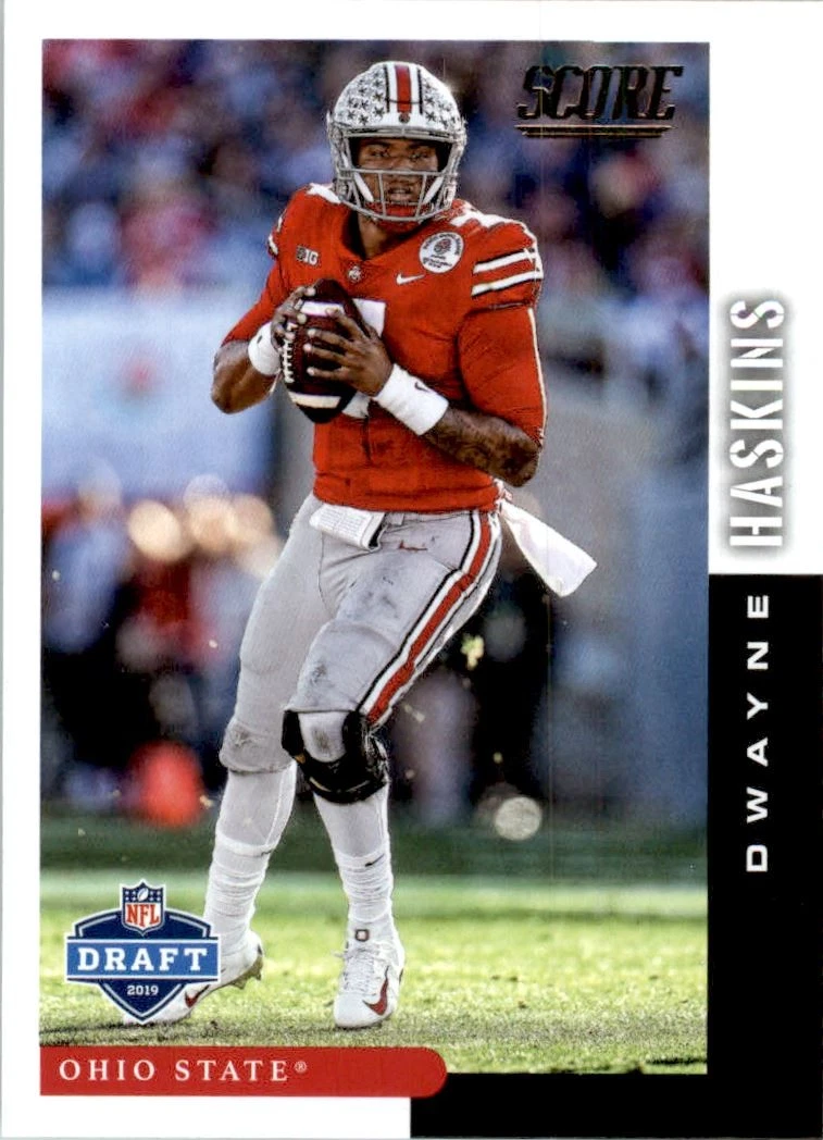 Dwayne Haskins trading card