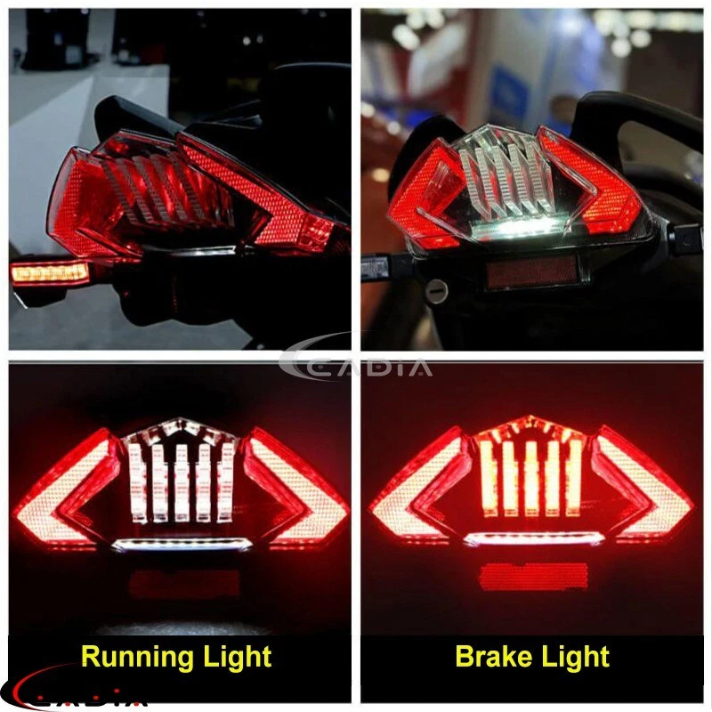 LED Tail Light Integrated Brake Light For BMW F650GS F800GT F800 R S R1200GS ADV - Image 2 of 4