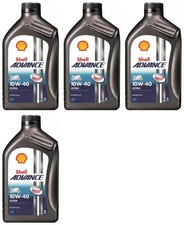 Olio motore 4L Shell Advance 4T Ultra 10W-40 moto bici