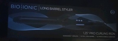 Bio Ionic 1.25 Inch Long Barrel Ceramic Curling Iron