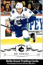 2018-19 Upper Deck #425 Bo Horvat Vancouver Canucks NHL Hockey