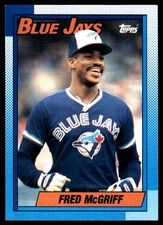 Fred McGriff 1990 Topps #295 Blue Jays MLB READ FREE SHIPPING AutographDen