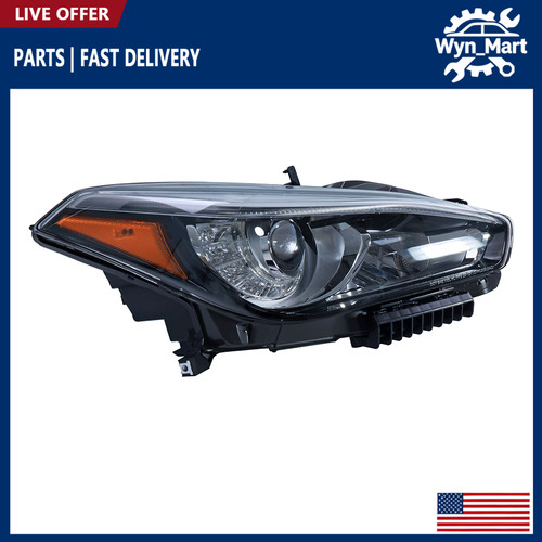 For Infiniti Q70 Non AFS Right Passenger Headlight Lamp 2015-2019 Year