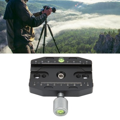 Quick Release Plate Clamp CNC Machining Camera Tripod Mount Adapter With 2 SET