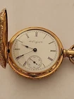 Elgin 14K Solid Gold Pocket Watch Double Hunter Case 0S 15J PS  1899 1.21OZ