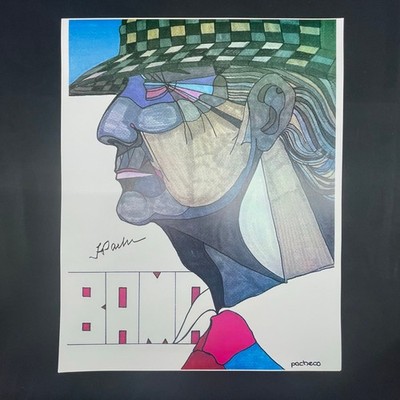 Ferdie Pacheco ''BAMA'' Signed Lithograph Print 20'' x 16'' Bama Faustina Soosairaj