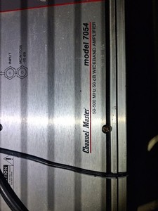 Channel Master Model 7054 50db Wideband Antenna Amplifier