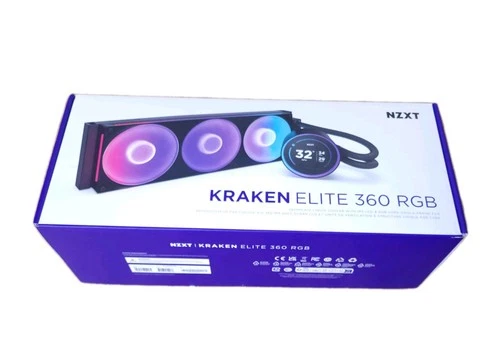 NZXT Kraken Elite 360 3x120mm AiO Liquid CPU Cooler RL-KN36E-B2 - Used