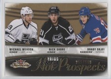 2015 Fleer Showcase Hot Prospects Trios /599 Michael Mersch Brady Skjei #104 b8c