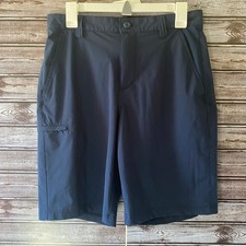 Columbia PFG Men's Shorts Size 30 Navy Blue Pockets Logo
