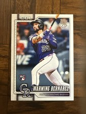2026 Warming Bernabel Topps Series 1 Base RC Colorado Rockies #55