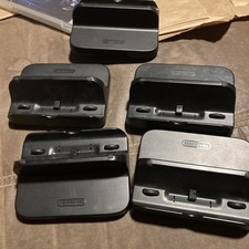5 OEM Genuine Nintendo Wii U Black Stand Gamepad Charger Dock WUP-014 - Black