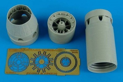 Mirage 2000C/B/D/N exh.nozzle-closed / 1:48 - Aires 4556