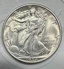 1934 Walking Liberty Half Dollar Raw Slider High Grade Luster