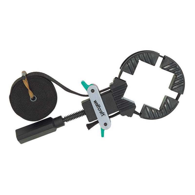 Sangle de serrage WOLFCRAFT 3416000 4 m avec 4 mors plastiques pour cadre