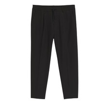 BOSS Men's Tapered Fit T Convert Pleat Trousers 50539085 Black