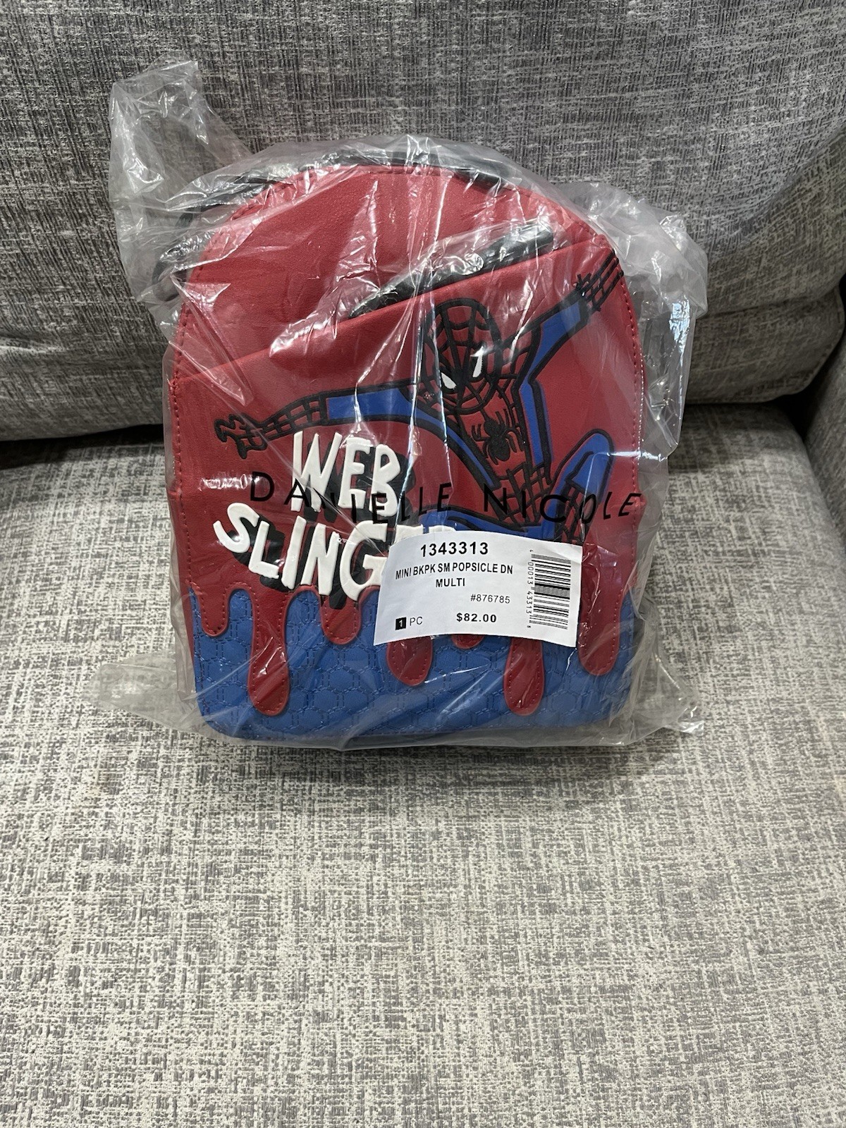 Marvel Webslingers Universal Studios themed backpack for kids
