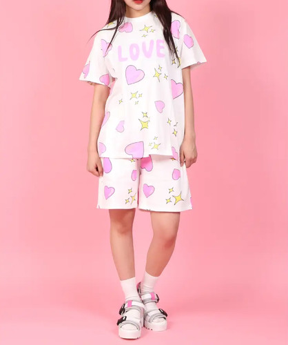 RARE Punyus LOVE Sweatshirt 3XL 2019 Emotional Heats All-Over Sweatshirt