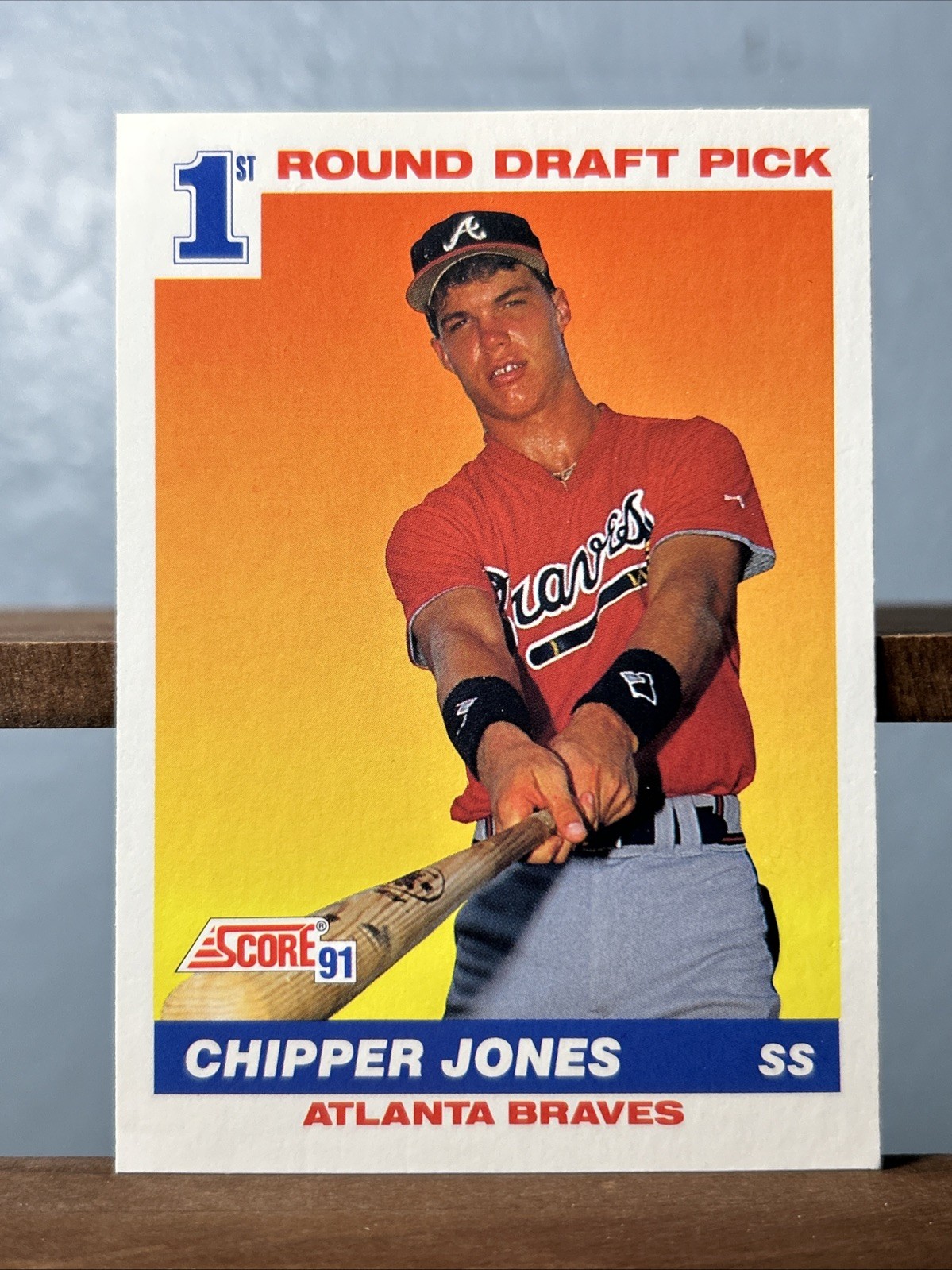 1991 Score - Chipper Jones #671 (RC) Atlanta Braves Star Rookie Card ShortStop