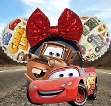 CARS Inspired Mouse Ears/Handmade/Headband/Lightning McQueen/Mater/Sheriff/Sarge