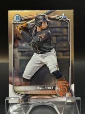 2025 Bowman Chrome Prospects #BCP134 Onil Perez - San Francisco Giants