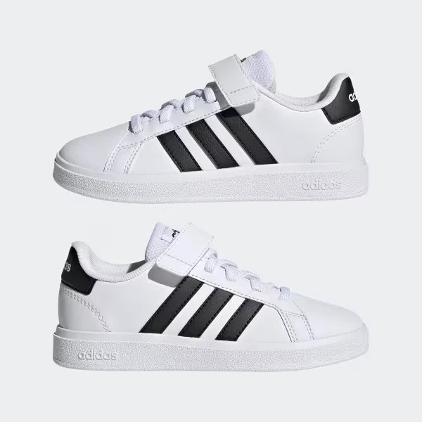 adidas gazelle silver green womens Adidas Grand Court 2.0- Big Kids 5.5 – black-willow-designs main image 1