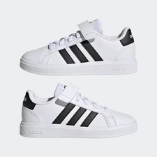 Adidas Grand Court 2.0 EL Kids Sneakers White Black GW6521
