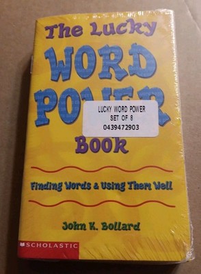 Lucky Word Power Book Finding Words & Using Them Well Scholastic - Pack Of 8 NEW