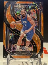 2024-25 Panini Select - Premier Level Kawhi Leonard #105 Orange Flash Prizm