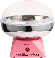 Cotton Candy Machine with Stainless Steel Bowl 2.0 - Cotton Candy Maker 10 Cones