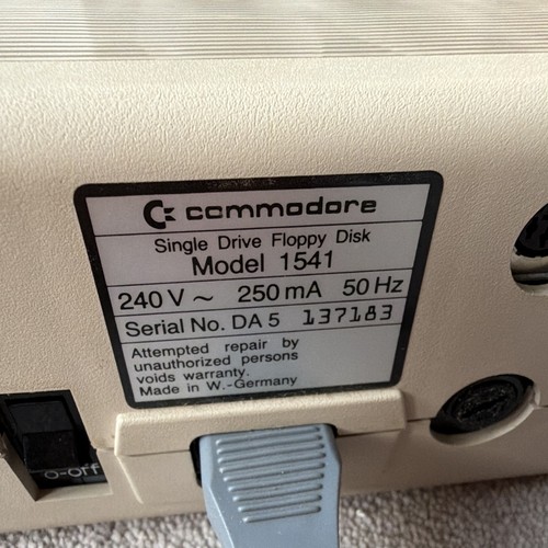 Commodore 3d Model Commodore 1541 Single Drive Floppy Drive Vintage Floppy Disk Drive ...