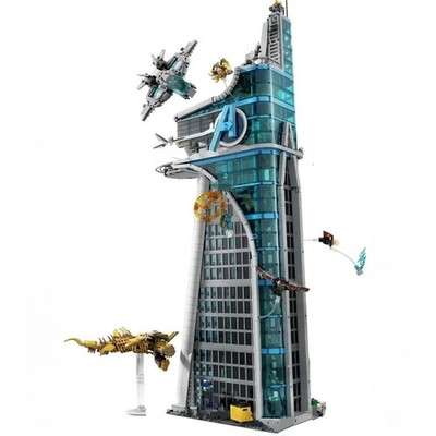 NEW 5201 PCS Avengers Tower Marvel Unbranded Building Bricks Set MOC Display