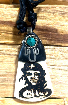 CHE GUEVARA EL CHE ANDEAN STONE HANCRAFTED BEAUTIFUL NEKLACE AU SELLER