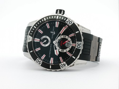 Ulysse Nardin Marine Diver Chronometer Black Dial Steel Automatic 263-10