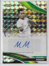 2025 Topps Chrome Tennis Michael Mmoh Geometric Refractor Auto Autograph