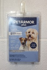 Pet Armor Plus For Large Dogs 45-88lbs 3 Applications New  Sealed 