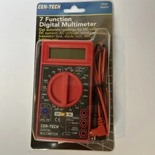 7 function digital multimeter battery tester meter voltmeter voltage tester omh