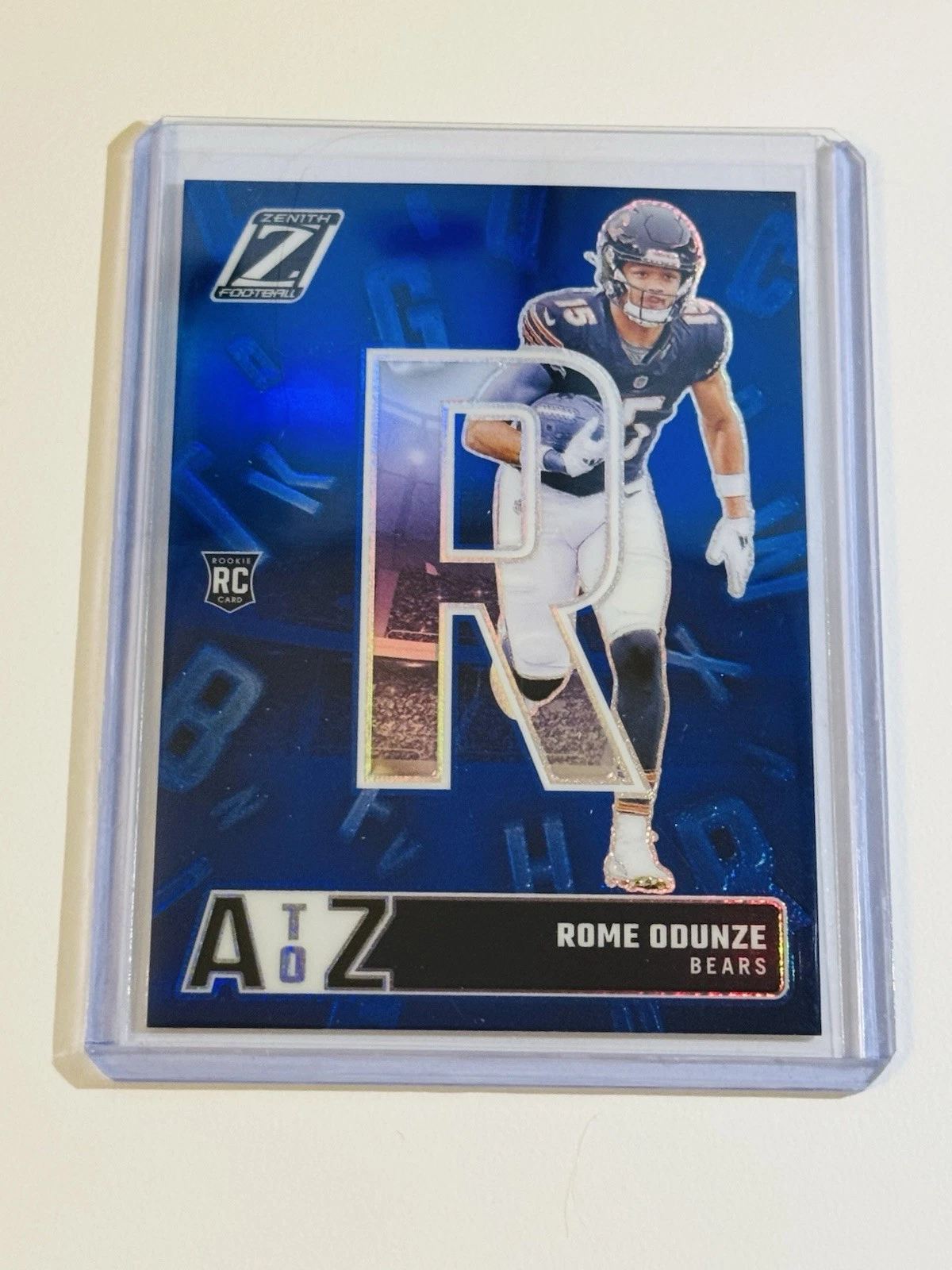 Rome Odunze Panini Zenith A to Z #18 Blue