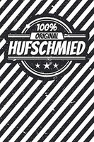 Notizbuch Liniert: Lustiger Hufschmied Spruch Vintage