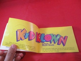 Kid Klown in Night Mayor World Nintendo NES Instruction Manual Booklet ONLY