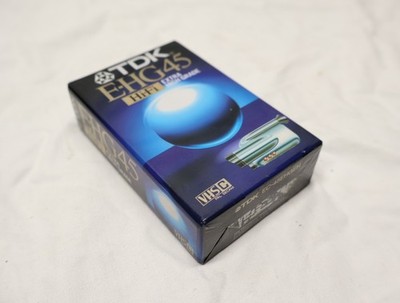 Video-Kassette VHS-C TDK EHG45 - Neu - NOS - Versiegelt