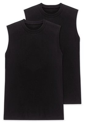 2er-Pack Schiesser Essentials Herren Muskel-Shirt ärmellos 228010